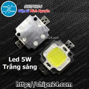 (K119) Led 5W Trắng Sáng Luxeon